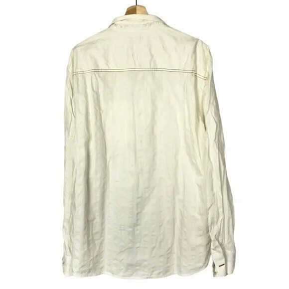 Tommy Bahama White Cotton Long Sleeve Button Down XL - Picture 2 of 4